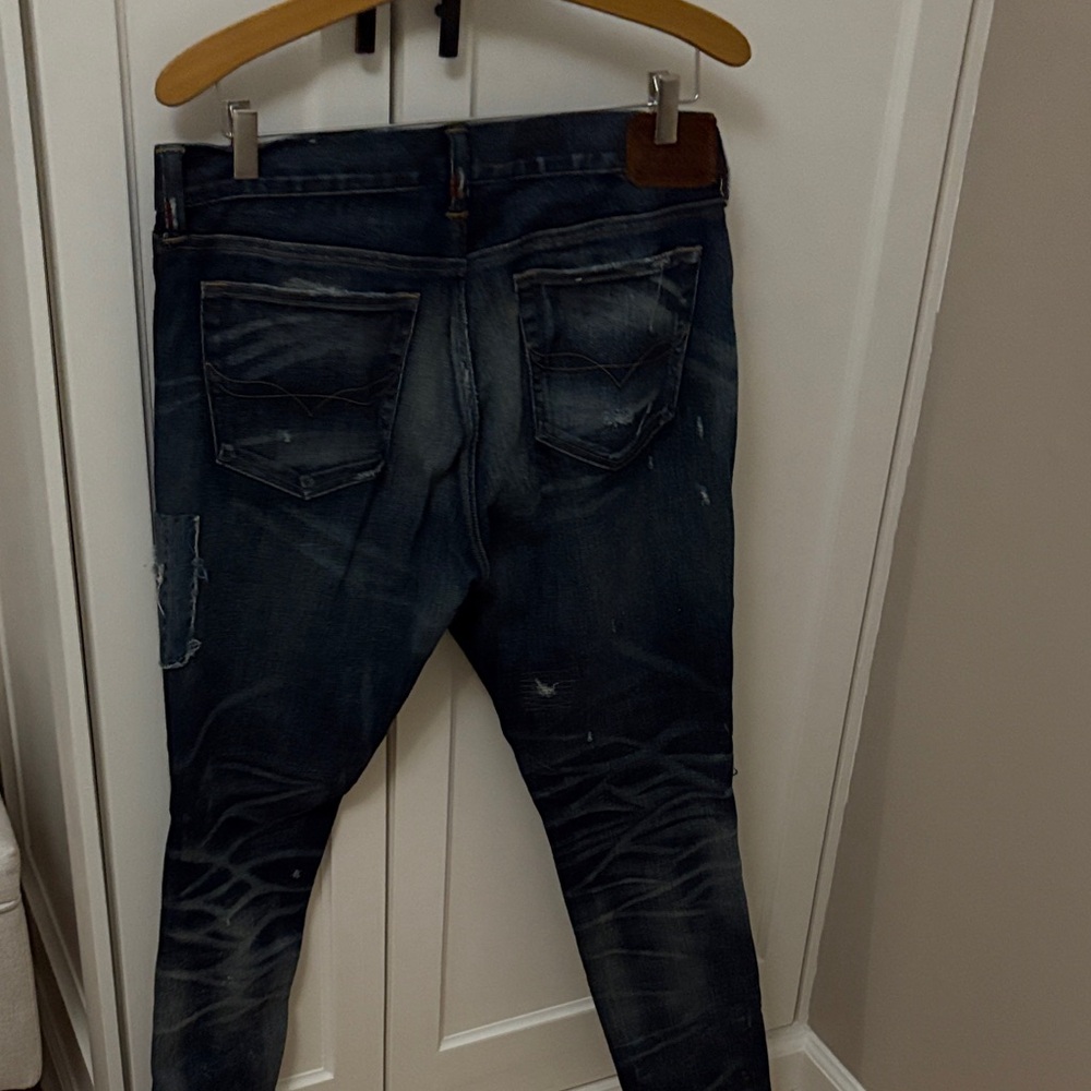 Ralph Lauren Tompkins Patchwork Skinny Jeans - Picture 3 of 4